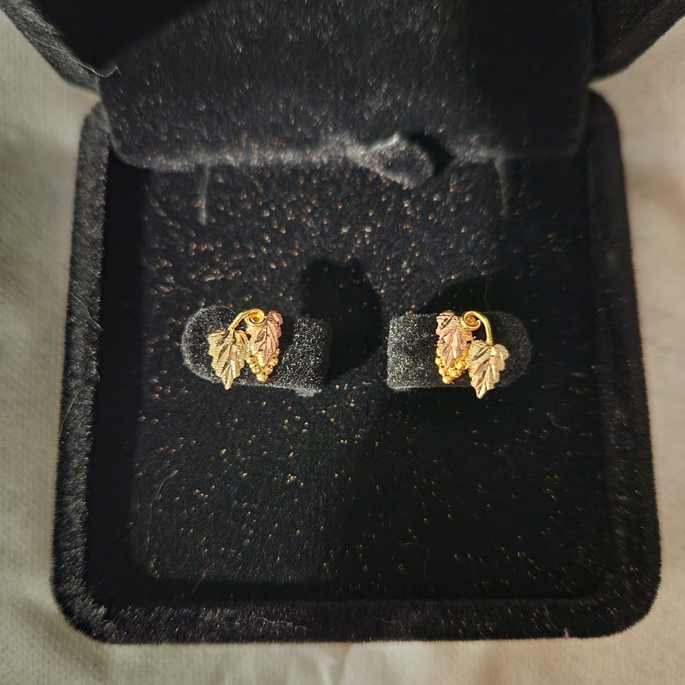 Black Hills Gold earrings